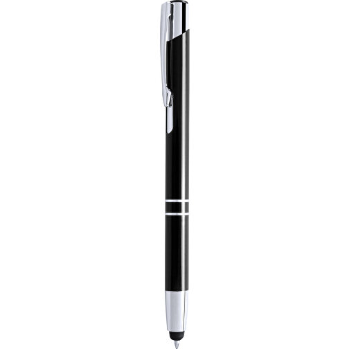 Kugelschreiber Pointer Mitch , schwarz, Aluminium, 13,90cm (Breite), Bild 1