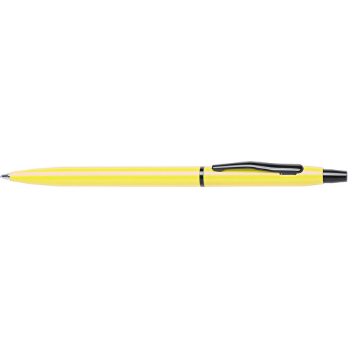 Kugelschreiber Pirke , gelb, Aluminium, 13,90cm (Breite), Bild 3
