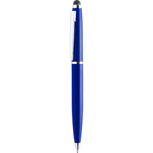 Kugelschreiber Pointer Walik , blau, Metall, 14,00cm (Breite), Bild 1