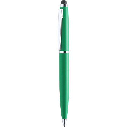 Kugelschreiber Pointer Walik , grün, Metall, 14,00cm (Breite), Bild 1