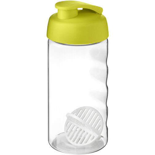 H2O Active® Bop 500 Ml Shakerflasche , limone / transparent, PET Kunststoff, PP Kunststoff, PP Kunststoff, 17,40cm (Höhe), Bild 1