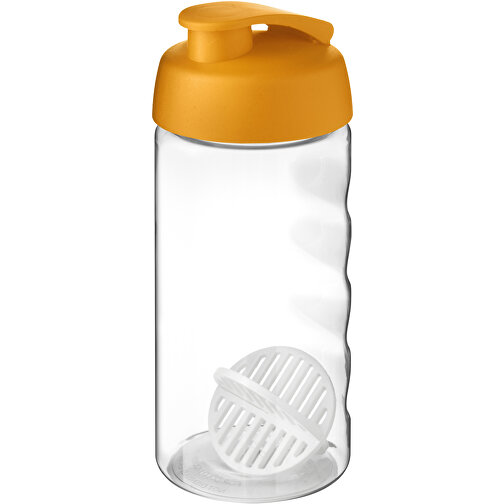 H2O Active® Bop 500 Ml Shakerflasche , orange / transparent, PET Kunststoff, PP Kunststoff, PP Kunststoff, 17,40cm (Höhe), Bild 1