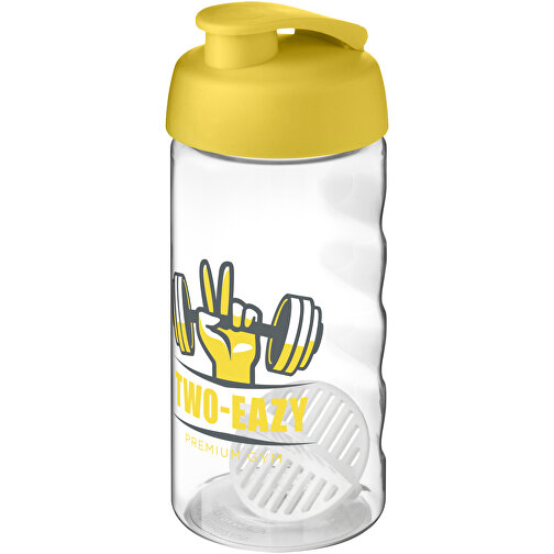 H2O Active® Bop 500 Ml Shakerflasche , gelb / transparent, PET Kunststoff, PP Kunststoff, PP Kunststoff, 17,40cm (Höhe), Bild 2