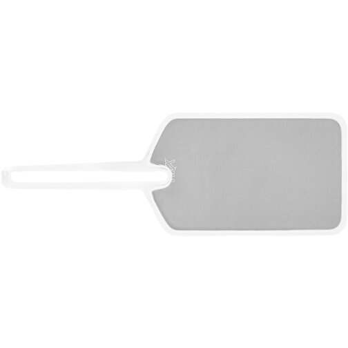 RFX™ H-14 Reflektierender Zipper , weiß, Polyester, 9,30cm x 0,20cm x 3,50cm (Länge x Höhe x Breite), Bild 3