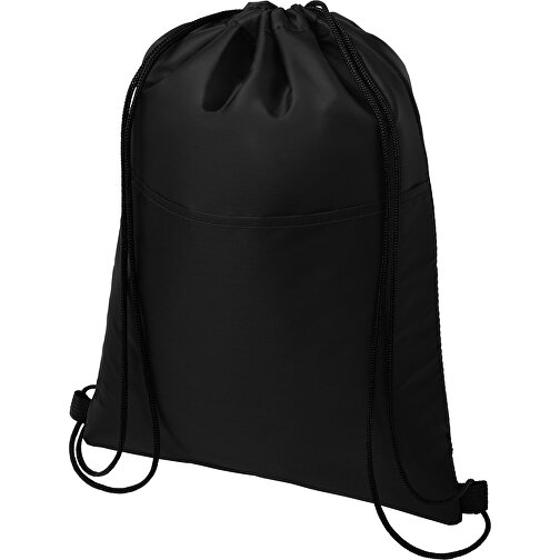 Oriole Kühltasche Mit Kordelzug 5L , schwarz, 210D Polyester, 32,00cm x 43,00cm (Länge x Höhe), Bild 1