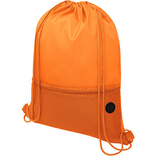 Oriole Netz-Sportbeutel 5L , orange, 210D Polyester, 33,00cm x 44,00cm (Länge x Höhe), Bild 1