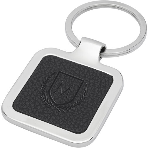 Porte-clés carré Piero en PU pour gravure laser, Image 2