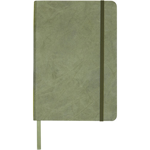 Breccia A5 Notizbuch Aus Steinpapier , Green Concept, grün, Tyvek® Papier, Steinpapier, 21,00cm x 1,00cm x 14,50cm (Länge x Höhe x Breite), Bild 3