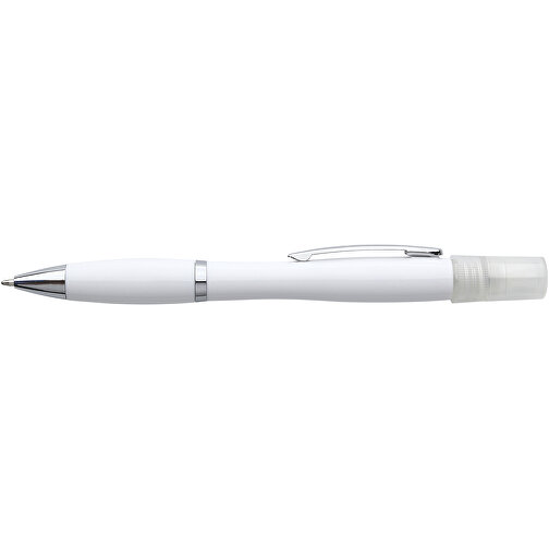 Nash Spray Kugelschreiber , weiss, ABS Kunststoff, 15,50cm (Länge), Bild 3