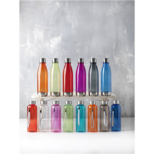 Cove 685 Ml Sportflasche , lime transparent, SK Plastic, Edelstahl, 25,30cm (Höhe), Bild 5