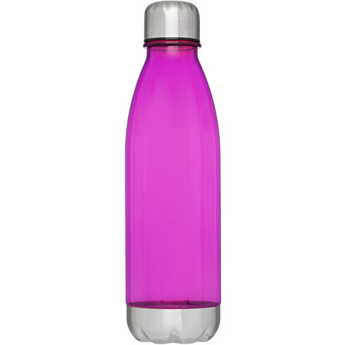 Cove 685 Ml Sportflasche , transparent pink, SK Plastic, Edelstahl, 25,30cm (Höhe), Bild 3