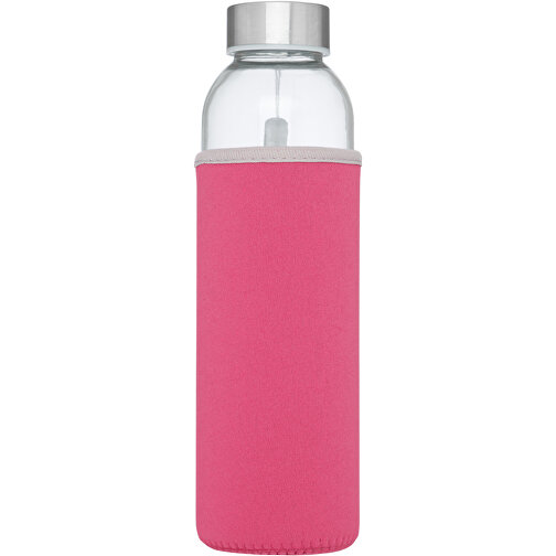 Bodhi 500 Ml Glas-Sportflasche , rosa, Glas, Neopren, Edelstahl, 22,10cm (Höhe), Bild 3