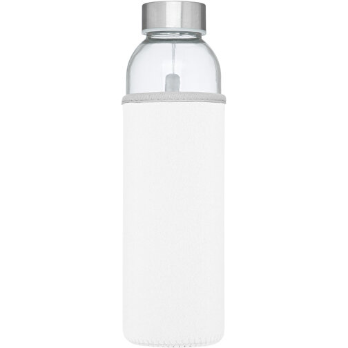 Bodhi 500 Ml Glas-Sportflasche , weiss, Glas, Neopren, Edelstahl, 22,10cm (Höhe), Bild 3