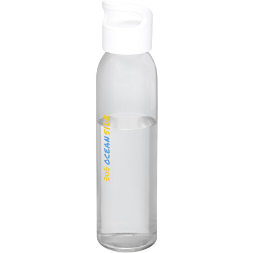 Sky 500 Ml Glas-Sportflasche , weiss, Glas, PP Kunststoff, 25,60cm (Höhe), Bild 2