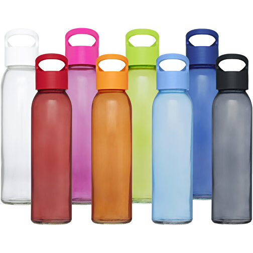 Sky 500 Ml Glas-Sportflasche , weiß, Glas, PP Kunststoff, 25,60cm (Höhe), Bild 6
