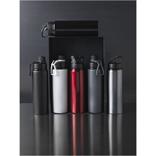 Fitz 800 Ml Sportflasche , schwarz, Aluminium, PP Kunststoff, 25,50cm (Höhe), Bild 5