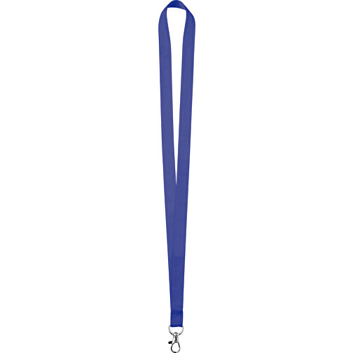 15 Mm Satin Lanyard , royalblau, Satin, 90,00cm x 1,50cm (Länge x Breite), Bild 1