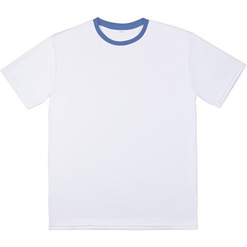 Regular T-Shirt Individuell - Vollflächiger Druck , taubenblau, Polyester, L, 73,00cm x 112,00cm (Länge x Breite), Bild 5