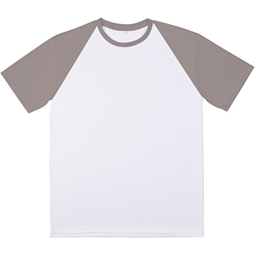 Reglan T-Shirt Individuell - Vollflächiger Druck , silber, Polyester, XL, 78,00cm x 124,00cm (Länge x Breite), Bild 5