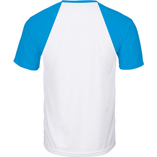 Reglan T-Shirt Individuell - Vollflächiger Druck , karibikblau, Polyester, M, 70,00cm x 104,00cm (Länge x Breite), Bild 2