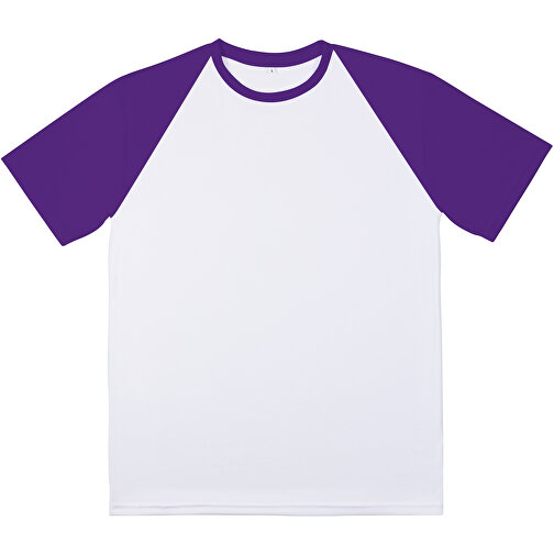 Reglan T-Shirt Individuell - Vollflächiger Druck , lila, Polyester, 3XL, 80,00cm x 132,00cm (Länge x Breite), Bild 5