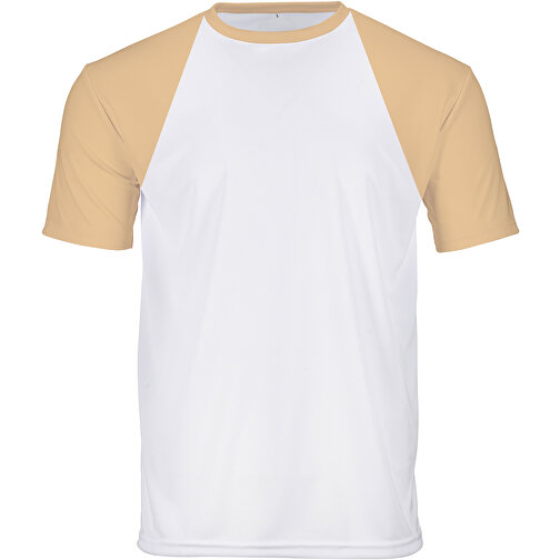 Reglan T-Shirt Individuell - Vollflächiger Druck , champagner, Polyester, L, 73,00cm x 112,00cm (Länge x Breite), Bild 1