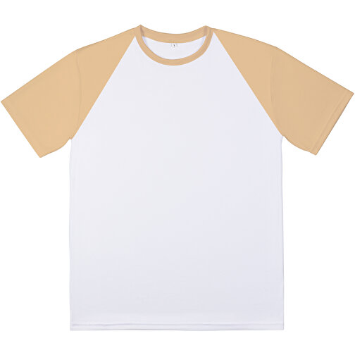 Reglan T-Shirt Individuell - Vollflächiger Druck , champagner, Polyester, L, 73,00cm x 112,00cm (Länge x Breite), Bild 5