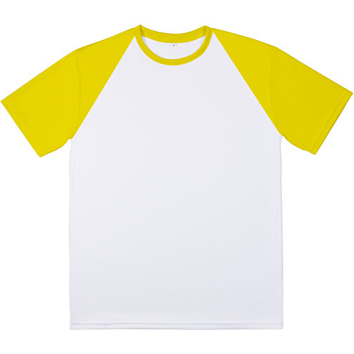 Reglan T-Shirt Individuell - Vollflächiger Druck , sonnengelb, Polyester, 3XL, 80,00cm x 132,00cm (Länge x Breite), Bild 5