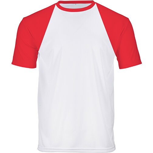 Reglan T-Shirt Individuell - Vollflächiger Druck , rot, Polyester, L, 73,00cm x 112,00cm (Länge x Breite), Bild 1