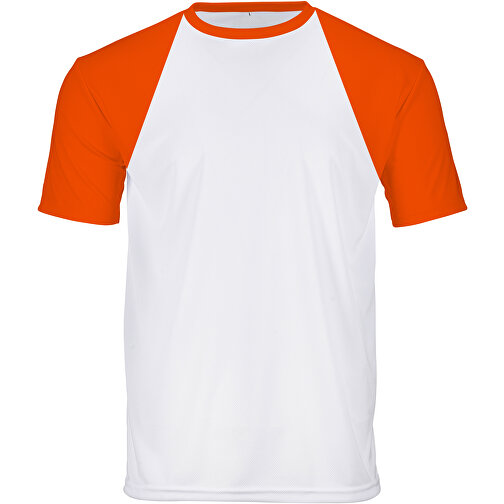 Reglan T-Shirt Individuell - Vollflächiger Druck , orange, Polyester, S, 68,00cm x 96,00cm (Länge x Breite), Bild 1