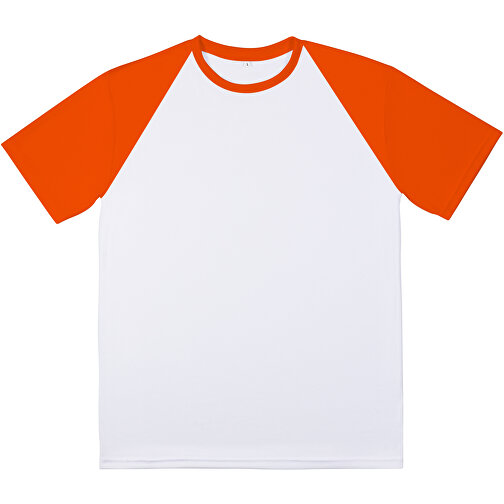 Reglan T-Shirt Individuell - Vollflächiger Druck , orange, Polyester, S, 68,00cm x 96,00cm (Länge x Breite), Bild 5