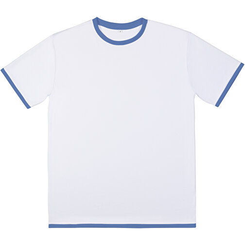 Regular T-Shirt Individuell - Vollflächiger Druck , taubenblau, Polyester, M, 70,00cm x 104,00cm (Länge x Breite), Bild 6