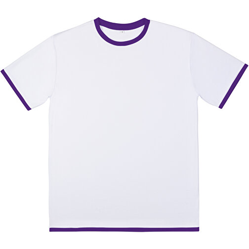 Regular T-Shirt Individuell - Vollflächiger Druck , lila, Polyester, L, 73,00cm x 112,00cm (Länge x Breite), Bild 6