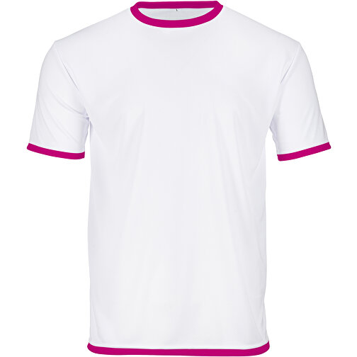 Regular T-Shirt Individuell - Vollflächiger Druck , pink, Polyester, 2XL, 78,00cm x 124,00cm (Länge x Breite), Bild 1