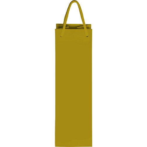 Tragetasche Classic 2, 10 X 9 X 40 Cm , gelb, White Chrom Papier, 10,00cm x 40,00cm x 9,00cm (Länge x Höhe x Breite), Bild 3
