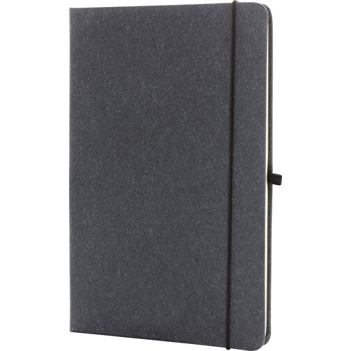 A5 hardcover notesbog i genbrugs læder, Billede 1