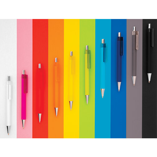 X8 Stift Mit Smooth-Touch, Blau , blau, ABS, 14,00cm (Höhe), Bild 6