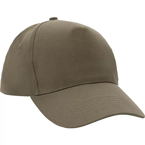 Casquette 5 panneaux en coton recyclé 190 gr IMPACT, Image 1