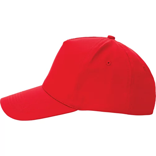 Casquette 5 panneaux en coton recyclé 190 gr IMPACT, Image 3