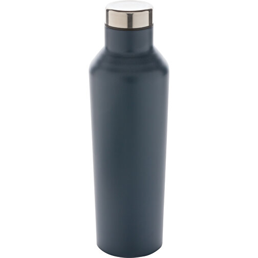 Moderne Vakuum-Flasche Aus Stainless Steel, Blau , blau, Edelstahl, 24,50cm (Höhe), Bild 1