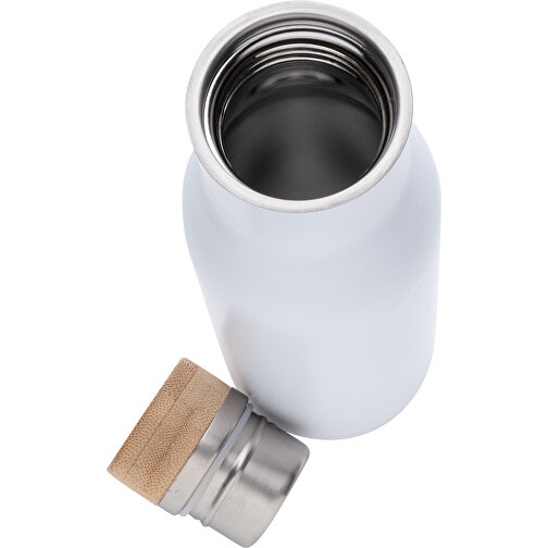 Clima Auslaufsichere Vakuum-Flasche, Weiß , weiß, Edelstahl, 23,20cm (Höhe), Bild 3