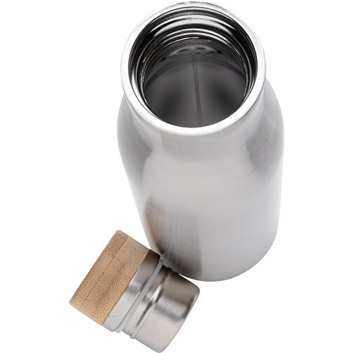 Clima Auslaufsichere Vakuum-Flasche, Grau , grau, Edelstahl, 23,20cm (Höhe), Bild 3