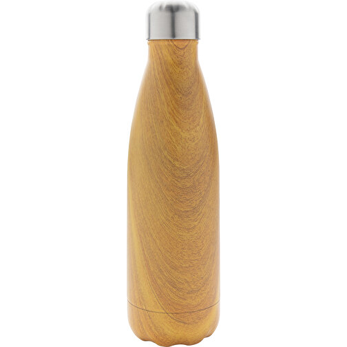 Botella aislada al vacío con estampado de madera, Imagen 2