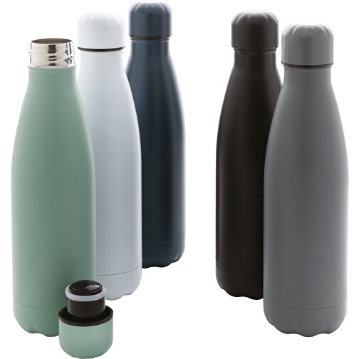 Einfarbige Vakuumisolierte Stainless Steel Flasche, Grau , grau, Edelstahl, 25,80cm (Höhe), Bild 6