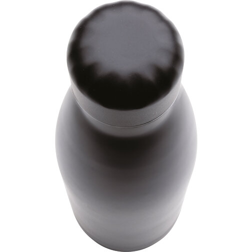Einfarbige Vakuumisolierte Stainless Steel Flasche, Schwarz , schwarz, Edelstahl, 25,80cm (Höhe), Bild 3