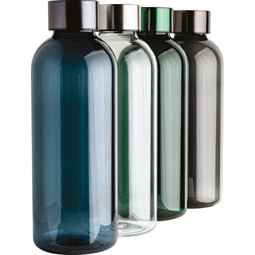 Auslaufsichere Trinkflasche Mit Metalldeckel, Blau , blau, Mit Glykol modifiziertes PET, 7,20cm x 20,70cm (Länge x Höhe), Bild 6