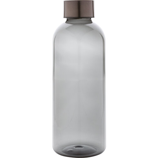 Auslaufsichere Trinkflasche Mit Metalldeckel, Schwarz , schwarz, Mit Glykol modifiziertes PET, 7,20cm x 20,70cm (Länge x Höhe), Bild 2