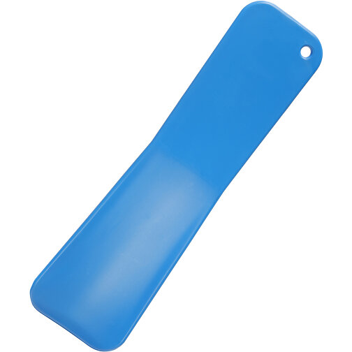 Schuhlöffel Recycling, Kurz , recycling blau, PSR, 15,00cm x 1,50cm x 4,20cm (Länge x Höhe x Breite), Bild 1