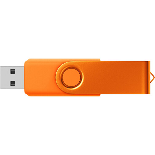 USB-Stick Swing Color 128GB , Promo Effects MB , orange MB , 131 GB , Kunststoff/ Aluminium MB , 3 - 10 MB/s MB , 5,70cm x 1,00cm x 1,90cm (Länge x Höhe x Breite), Bild 3
