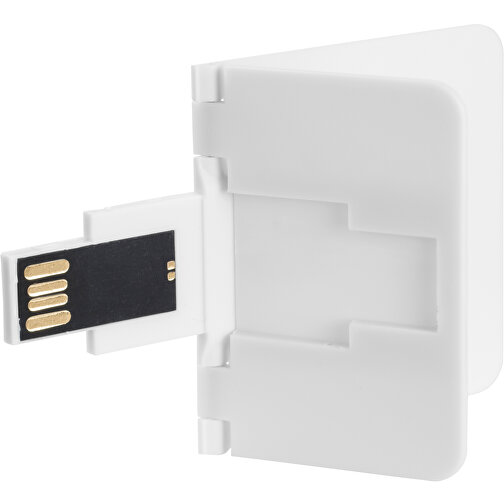 USB-Stick CARD Snap 2.0 128GB , Promo Effects MB , weiß MB , 131 GB , Kunststoff MB , 3 - 10 MB/s MB , 8,85cm x 0,25cm x 5,55cm (Länge x Höhe x Breite), Bild 3